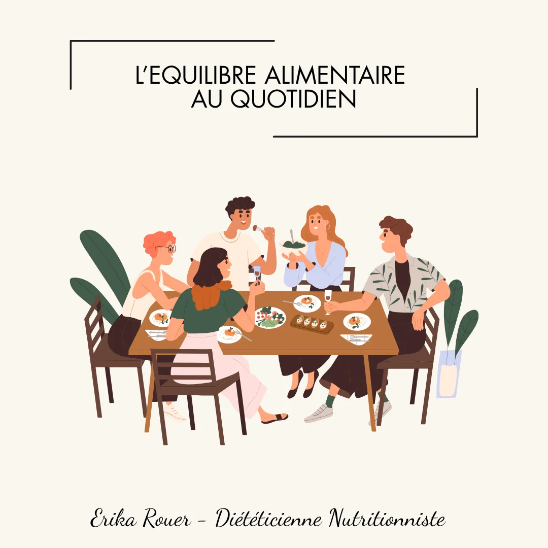 L'équilibre alimentaire par Erika Rouer, Diététicienne Nutritionniste